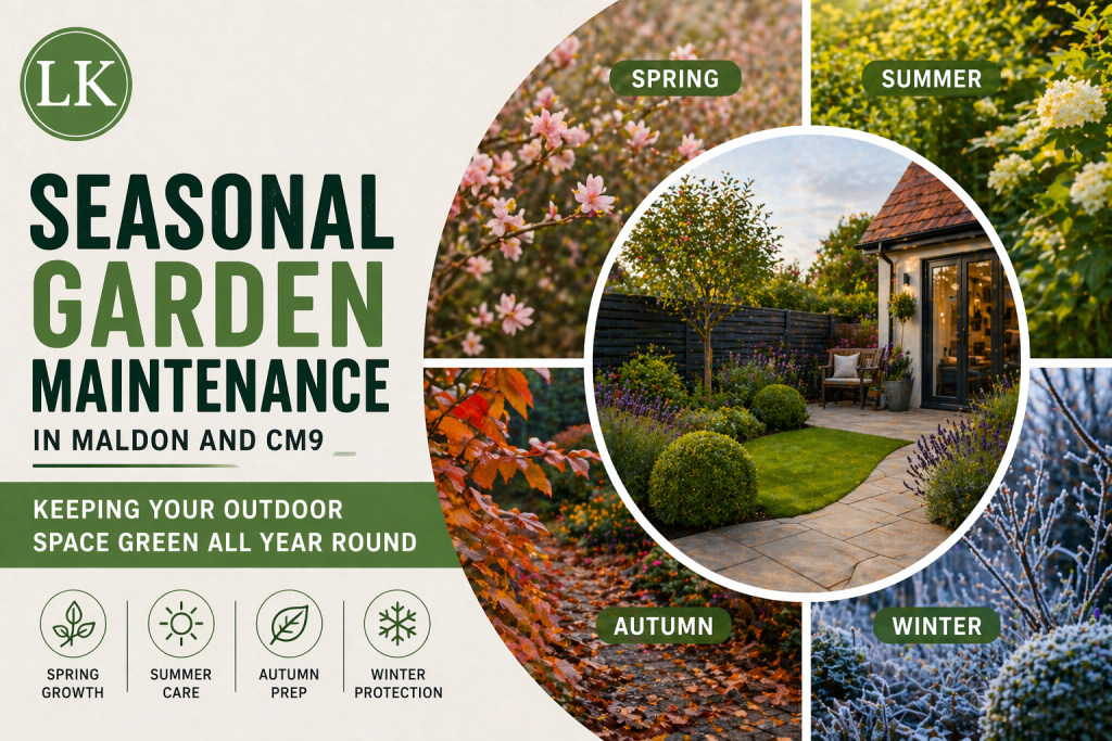 Seasonal Garden Maintenance in Maldon and CM9: Keeping Your Outdoor Space Green All Year Round