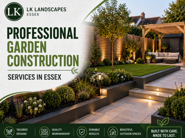 Professional Garden Construction Services in Essex
