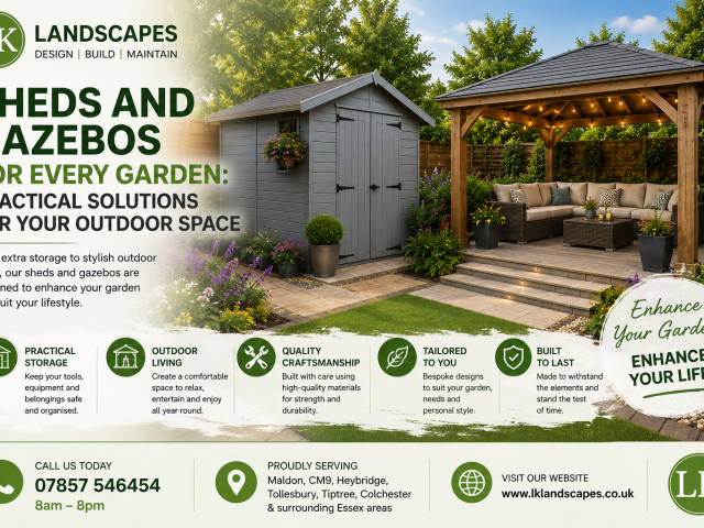 Sheds and Gazebos for Every Garden: Practical Solutions for Your Outdoor Space