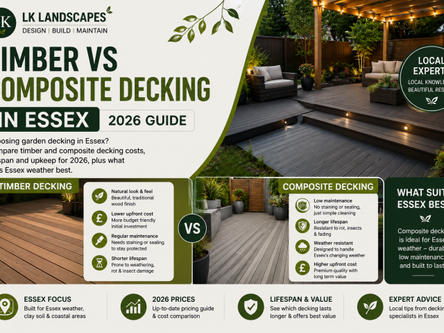 Timber vs Composite Decking in Essex: Which Is Right for Your Garden in 2026?